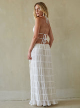 Backless ruched top