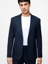 Linen suit vest