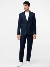 Linen suit vest
