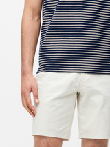 Stretch cotton chino shorts