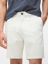 Stretch cotton chino shorts