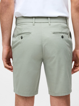 Stretch cotton chino shorts