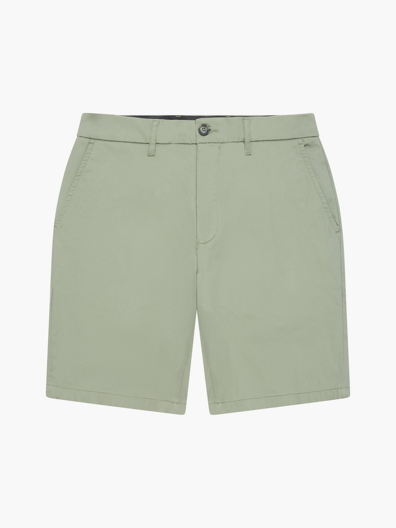 Stretch cotton chino shorts